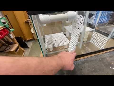 Reef Tank DIY Sump with Bubble  Magus Gen 2 Roller Filter