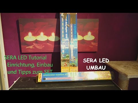 Sera LED Tutorial Sunrise Aquarium Juwel Rio 125 Deutsch HD Umrüsten