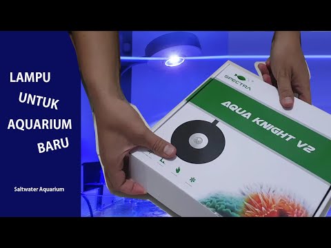 Spectra Aqua Knight V2: LED Aquarium Light to improve Aquarium Air Laut Pemula Tanpa Sump