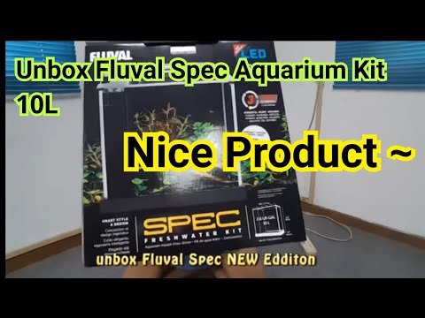 Unbox Fluval SPEC AQUARIUM KIT 10L (New Edition)