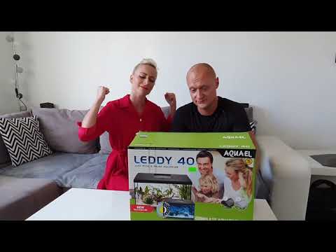 Unboxing Aquael Zestaw Akwariowy LEDDY DAY&NIGHT 40 biały PAP 25L
