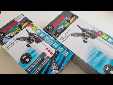 Unboxing EHEIM reeflex UV 500, 800 lampa sterylizator UV do  akwarium