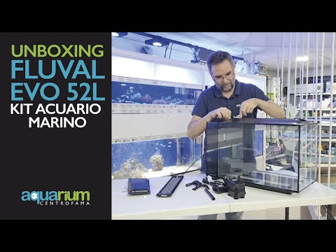 Unboxing KIT Acuario Marino FLUVAL EVO 52 L