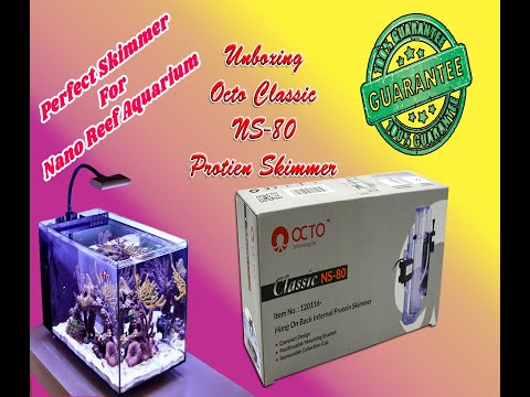 Unboxing Octo Classic NS-80 Nano Protein Skimmer|  Reef Octopus Nano Skimmer Review