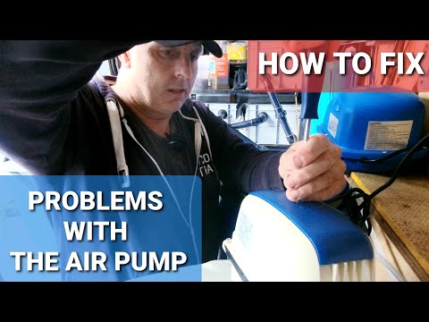 Air pump, low pressure problems, with Jecod – Jebao and how to fix. (KOI POND)