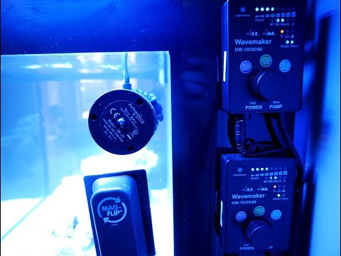 Akwarium morskie Aquael Glossy Marine Reef aquarium #9 cyrkulacja falownik Jebao OW-25