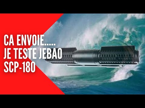 Ca envoie…..je teste jebao WiFi Cross Flow Pump Silent SCP-180