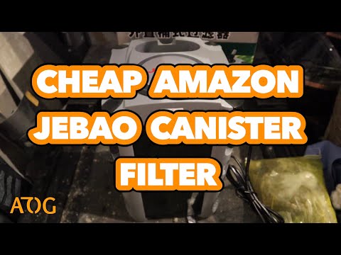 Cheap Amazon Jebao Canister Filter  Unboxing And Setup