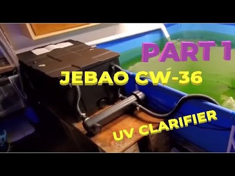 **DIY** (PART 1) Install JEBAO CW-36 Pond UV Clarifier On Best Way Pool Pond And IBC Tote Tank