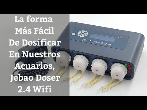 ? Bomba Dosificadora Jebao Doser 2.4 Wifi,Unboxing Y Configuración (Acuarios MB)