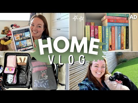 HOME VLOG! ? holiday prep & packing, running errands, books I'm reading next & FREE Readly Offer! AD