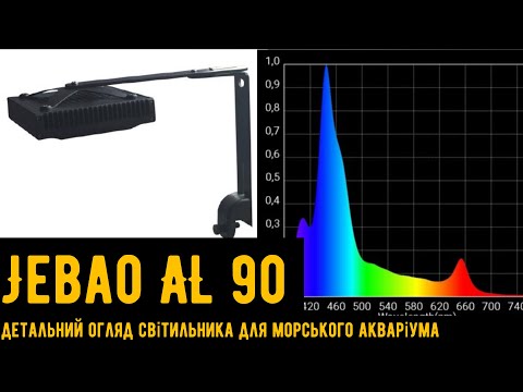 Jebao AL 90 | Огляд світлодіодного світильника для морського акваріума