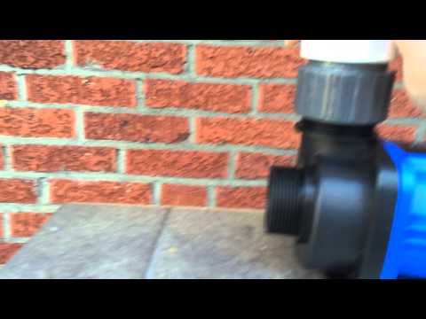 Jebao DC9000 DC12000 plumbing