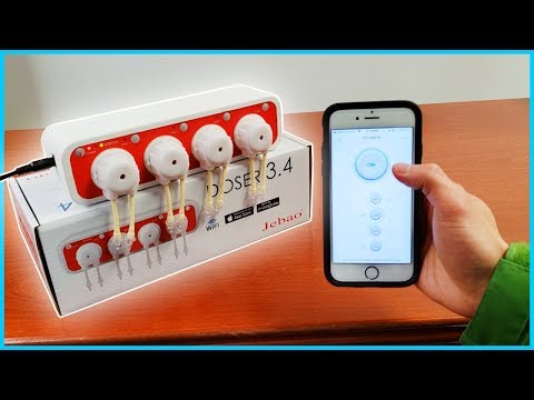 Jebao Doser 3.4 Dosing Pump Unboxing & Tutorial