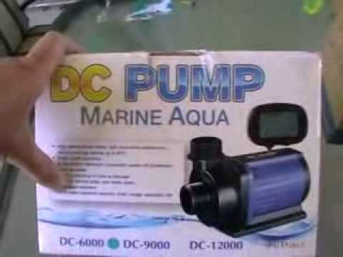 Jebao ECO TECH Controllable DC Return Pump unbox for a solar aquaponics system