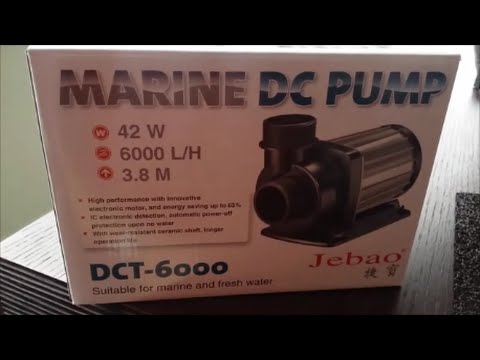 Jebao Jecod DCT – 6000 – Praca w systemie filtracyjnym akwarium.