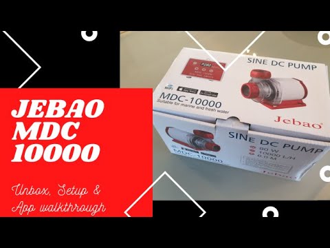 Jebao MDC 10000 pump unboxing and install for Red Sea Reefer 425xl