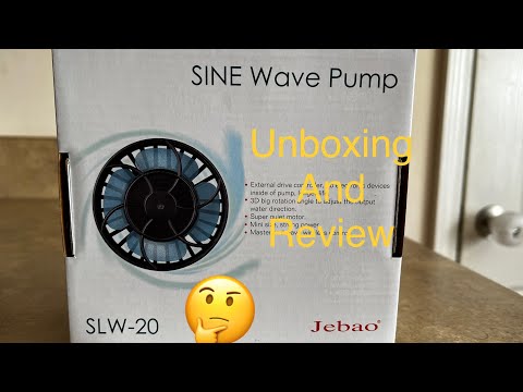 Jebao SLW-20 Unboxing, Taking Apart and Initial Review
