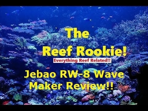 New Jebao RW8 wave maker review