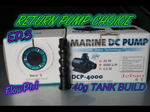 Return Pump For SPS 40g Breeder Reef Build – Jebao DCP-4000 Unboxing & First Look (Ep. 3/Part 1)