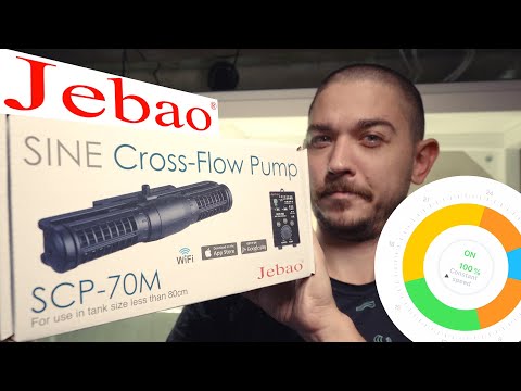 SCP 70M Jebao помпа течения с WiFi. Обзор, настройка, установка