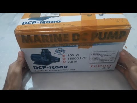 Unboxing Jebao DCP 15000 – Teste de Potência e Vazão