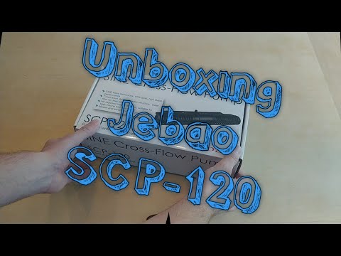 Unboxing Jebao SCP-120 Cross-Flow Pump