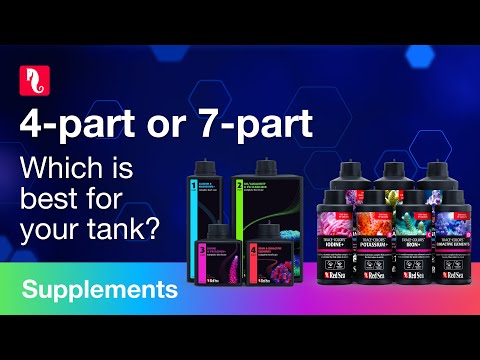 Red Sea’s supplement programs – 4-part or 7-part?