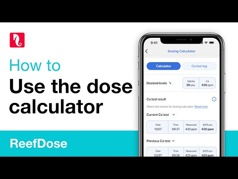 Simplify your dosing with ReefDose’s Dose Calculator