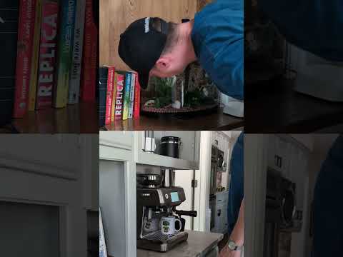 Change your aquarium filter while you make your coffee?